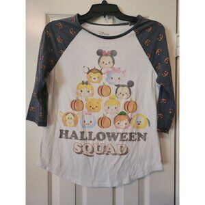 Disney‎ Tsum Tsum Halloween Squad Raglan Shirt Girls XL (14-16)